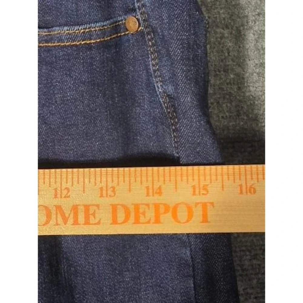 Judy Blue Slim Bootcut Jeans Dark‎ Wash Raw Hem Stretch Denim 3/26 JB88359 Boho